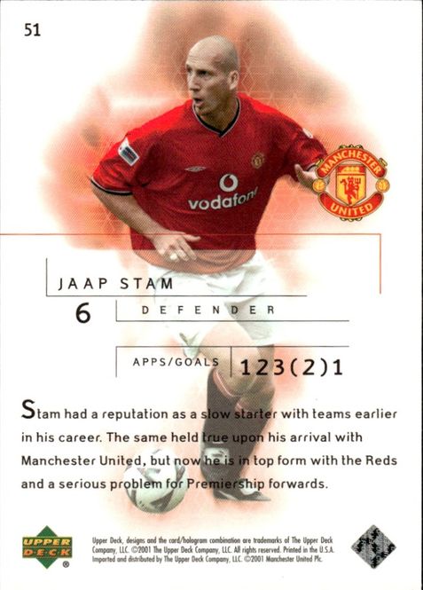 Main Image 2001-02 Upper Deck Manchester United Premier ...