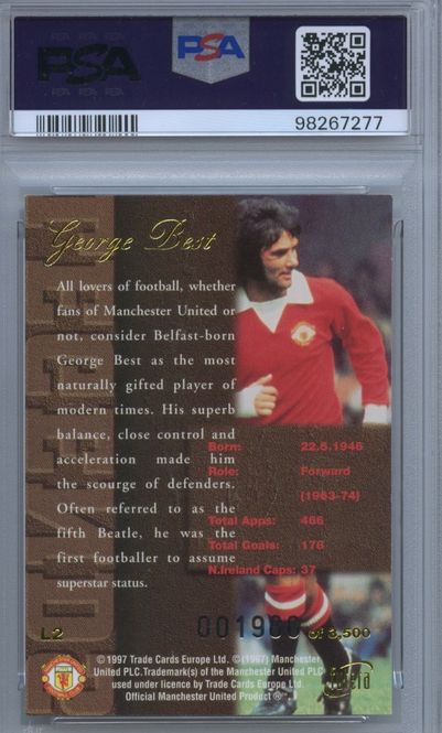 Main Image 1997 Futera Manchester United Legends GOLD ...