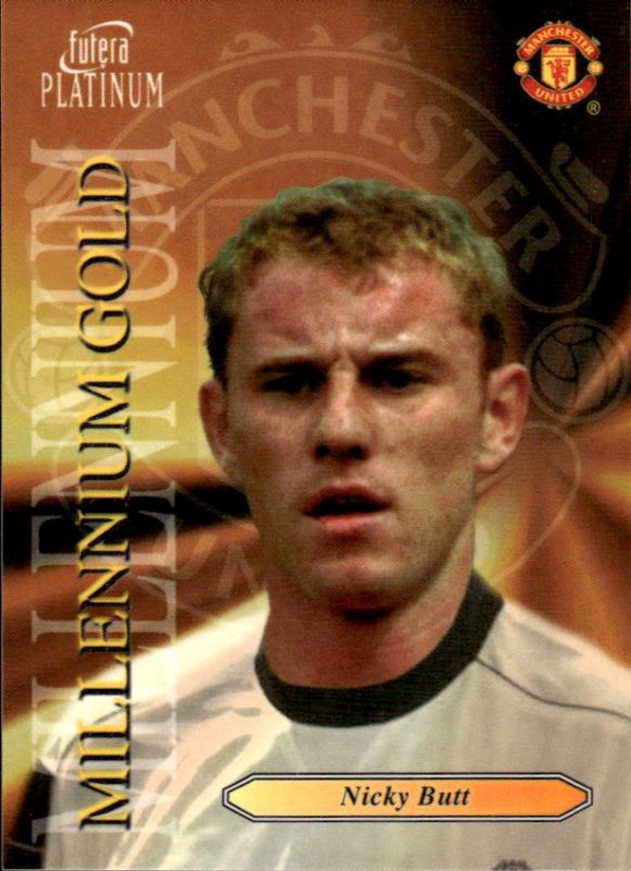 NICKY BUTT MILLENIUM GOLD 2000- 22.CARAT GOLD GILDED