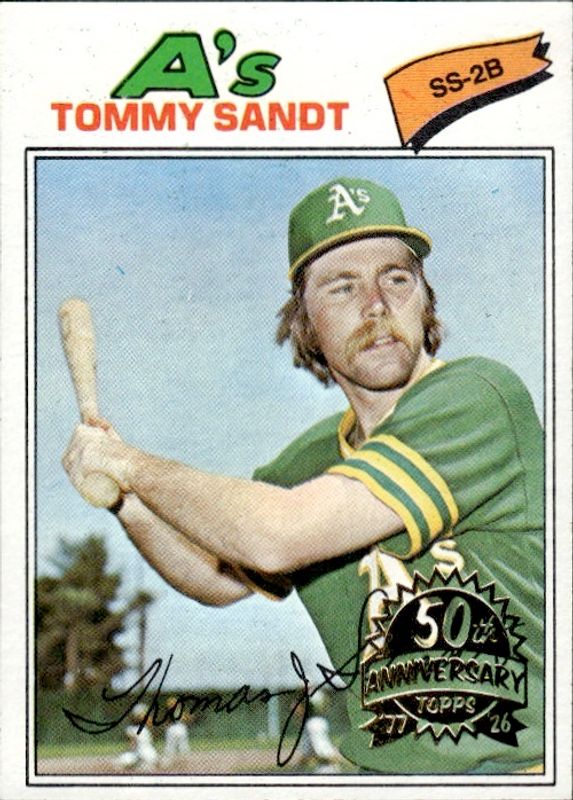 2026 Topps Heritage Tommy Sandt 1977 50th Anniversary Buyback #616
