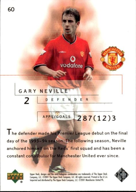 Main Image 2001-02 Upper Deck Manchester United Premier ...