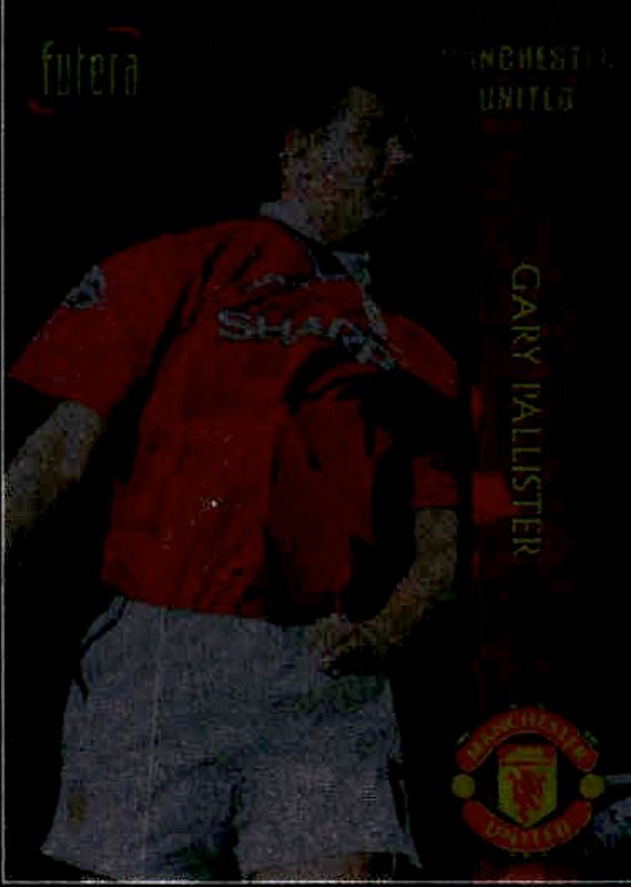 1998 Futera Manchester United Chrome Foil Gary Pallister #16 PLAYERS EDITION /500