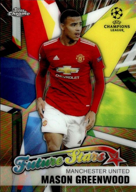 Hovedbilde 2020-21 Topps Chrome Sapphire Mason Greenwood ...