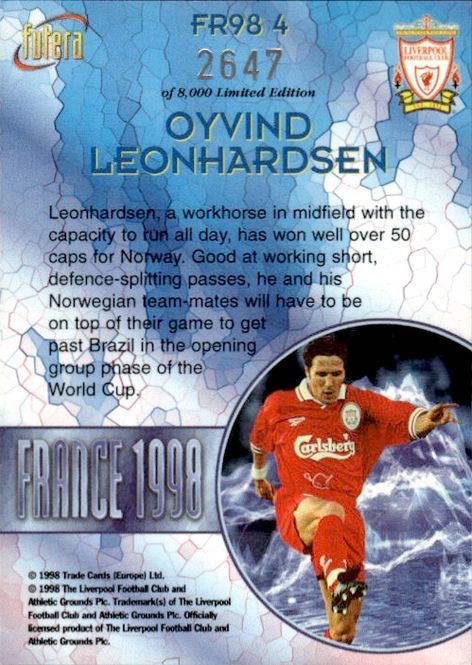 Main Image Oyvind Leonardsen LIVERPOOL 98 FR4 #2647/8000