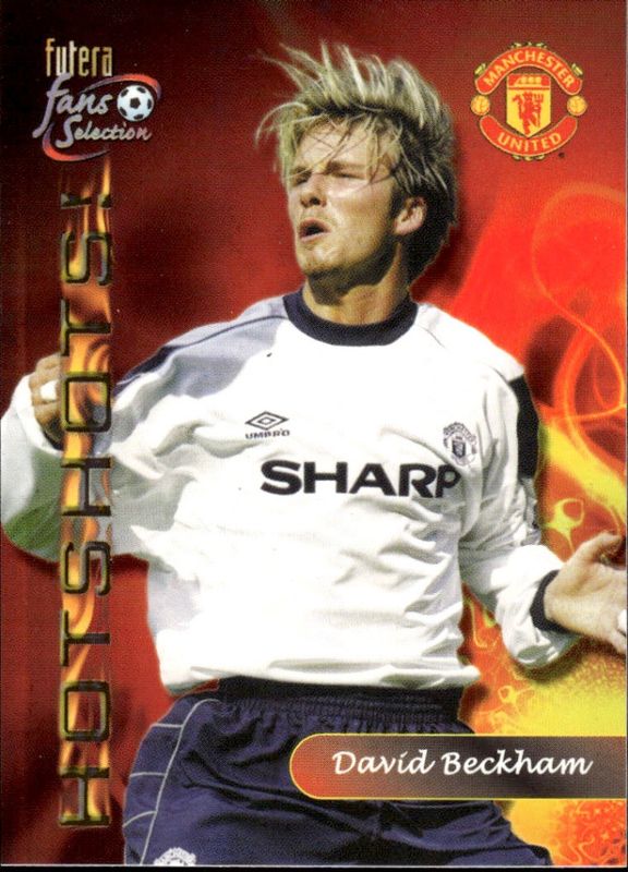 DAVID BECKHAM FUTERA FANS SELECTION 2000 HOT SHOTS #148