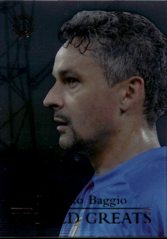 ROBERTO BAGGIO WORLD GREATS FUTERA PLATINUM 2004 #WG6