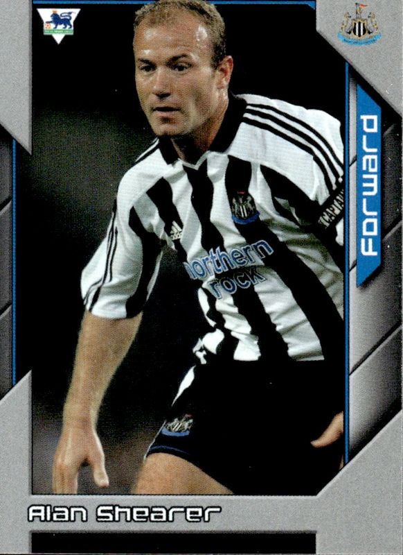 2004/05 Alan Shearer Newcastle United - Topps Premier Stars card