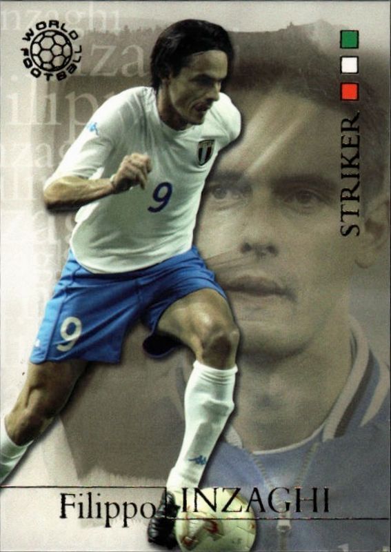 2004 Futera World Football Filippo Inzaghi #44 