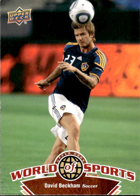 2010 Upper Deck World of Sports David Beckham #61