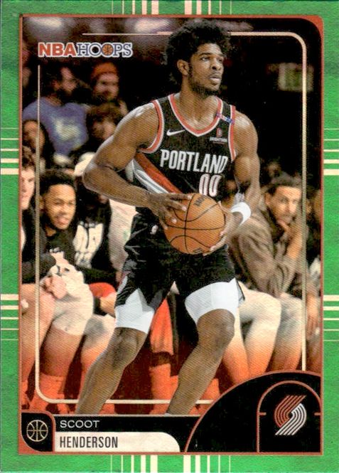 Hovedbilde 2025-26 Topps NBA Hoops Scoot Henderson #85 Green ...