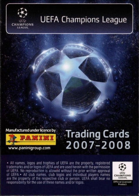 Hovedbilde 2007-2008 Panini UCL Trading Cards 58 John Arne ...