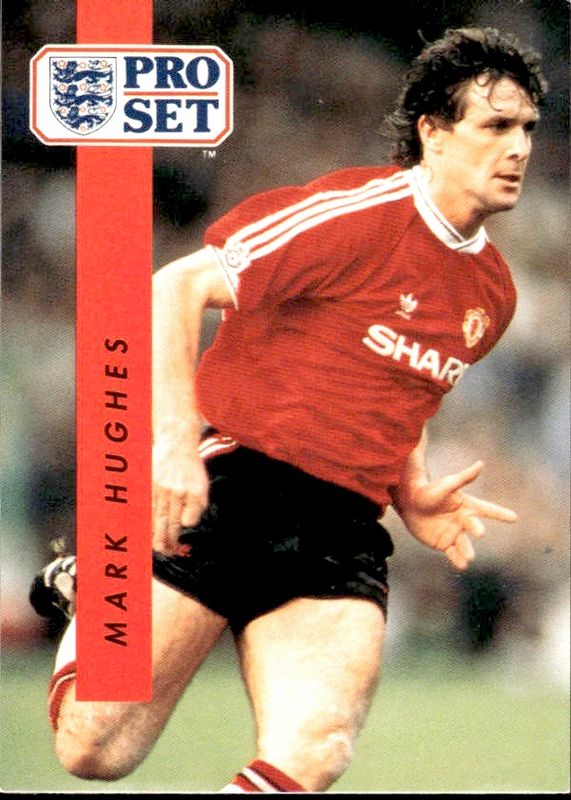 1990-91 Pro Set Mark Hughes #149 Rookie RC 