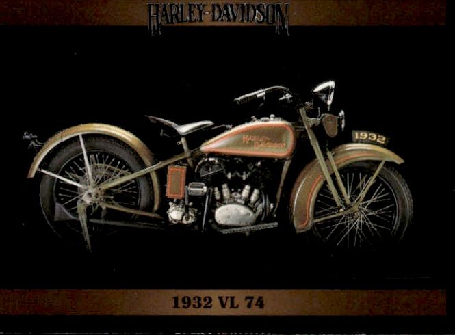 Hovedbilde 1992 Collect A Card Harley Davidson 1931 VL 74 ...