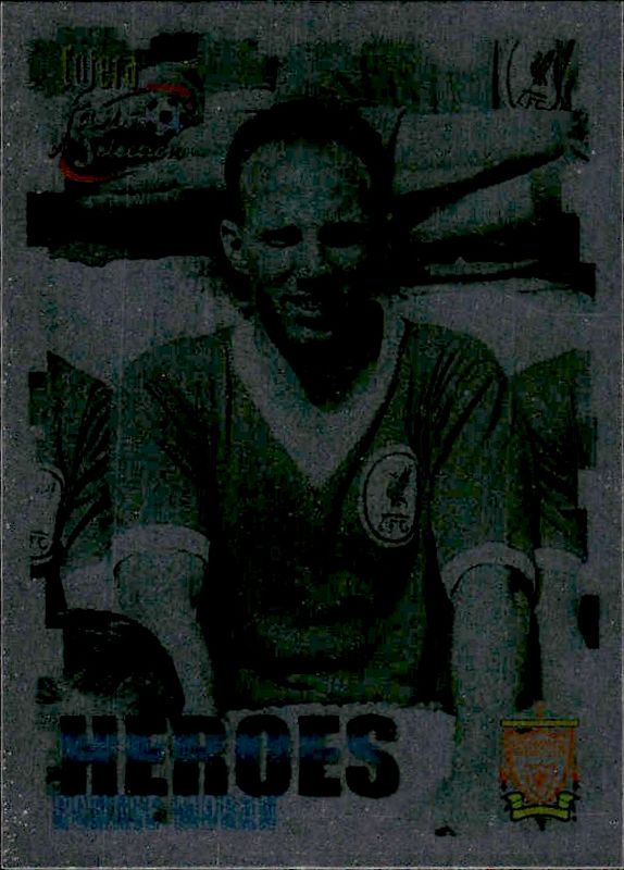 1999 Futera Fans Selection Liverpool Heroes Ronnie Moran players edition chrome foil 