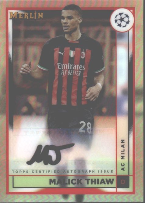 Hovedbilde MALICK THIAW 2022-23 Merlin Chrome UEFA Auto ...