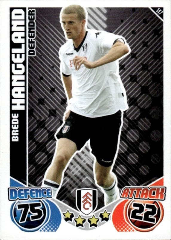 2010-11 Topps Match Attax English Premier League Brede Hangeland #147