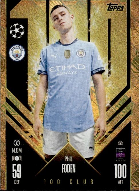 Hovedbilde 2024-25 Match Attax Phil Foden 100 Club Foil ...