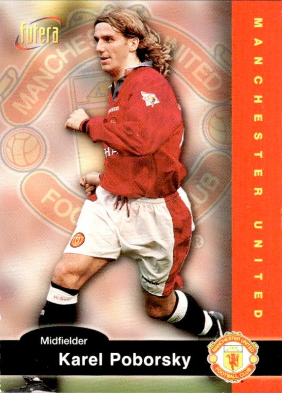 1997 Futera Manchester United FC Karel Poborsky #14