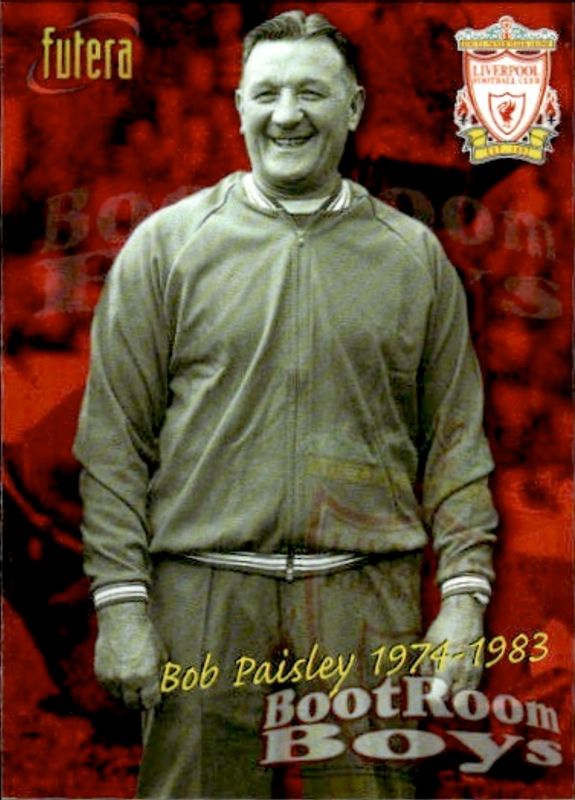 1998 Futera Liverpool Boot Room Boys Bob Paisley #26 