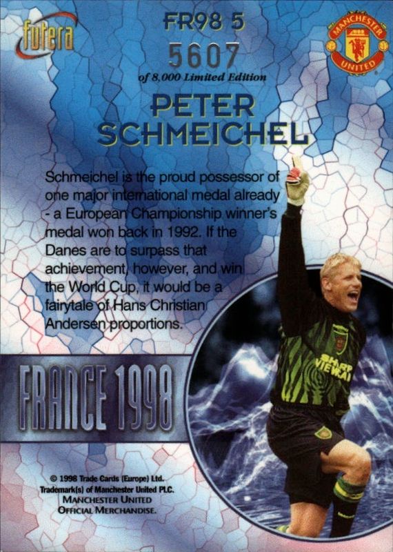 Peter Schmeichel France 98 FR5 #5607/8000