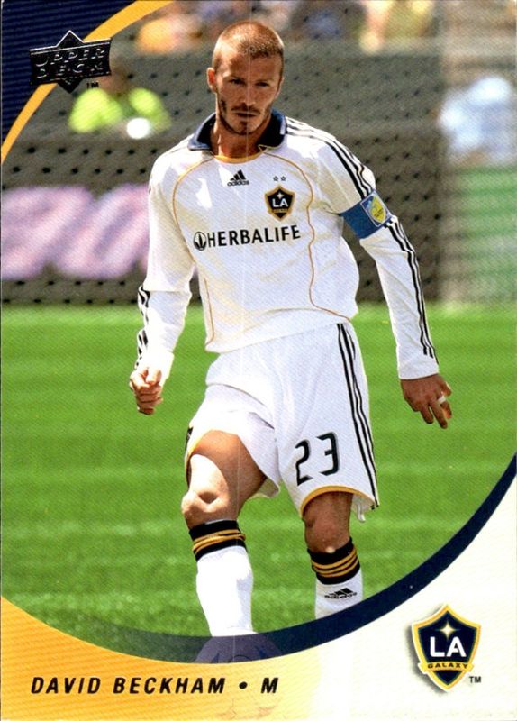 2008 Upper Deck MLS - David Beckham #61 - LA Galaxy