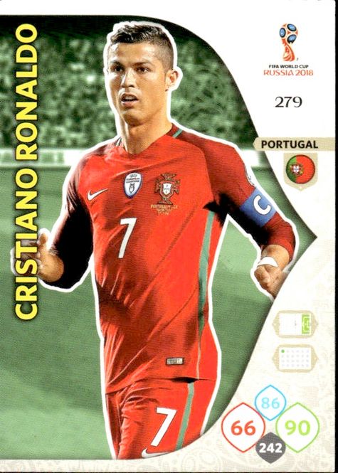 Hovedbilde CRISTIANO RONALDO. PORTUGAL #279 - PANINI ...