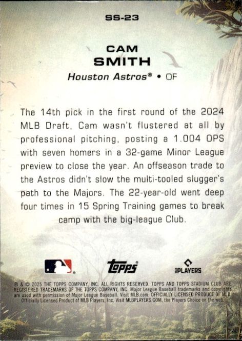 Hovedbilde 2025 Topps Stadium Club - Savage Sluggers Cam ...