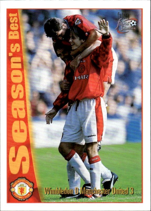 1997 Futera Fans Selection Manchester United Season's Best #42