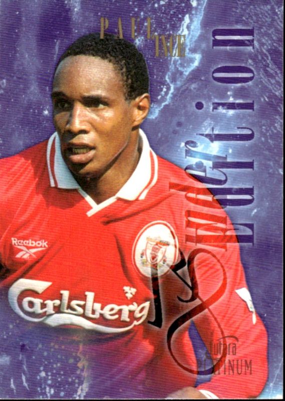 1998 Futera Liverpool Binder Edition #167/1500 Paul Ince NOT MINT SEE PICTURES