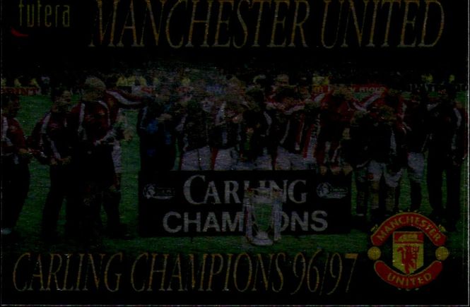Hovedbilde Carling Champions 97 Card Futera 1998 MANCHESTER ...