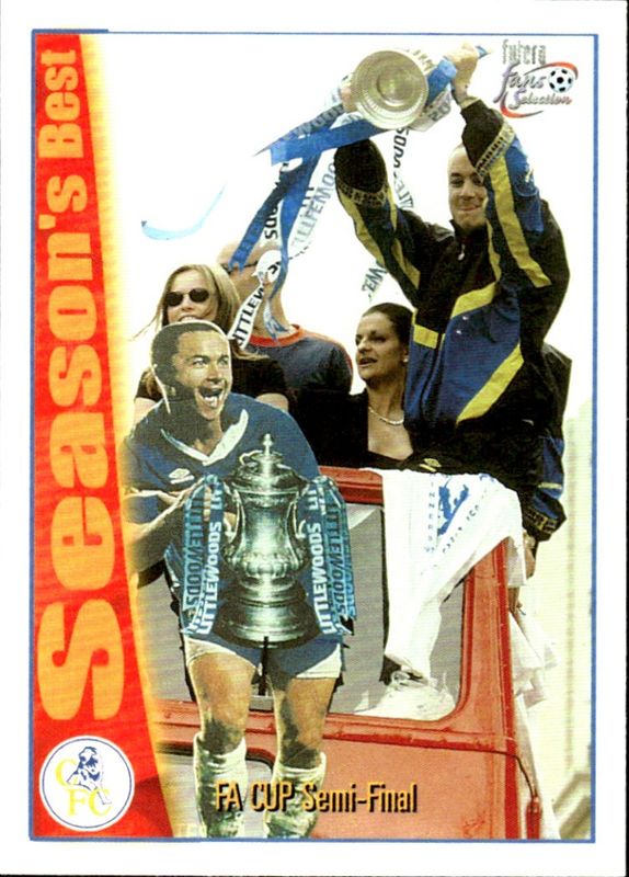 1998 FUTERA FANS SELECTION - SEASON'S BEST - CHELSEA No 53