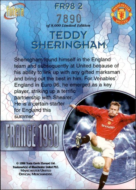 Hovedbilde Teddy Sheringham France 98 FR2 #7890