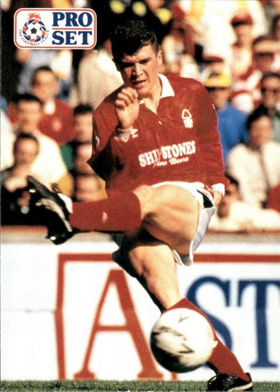 ROY KEANE 1991-92 Pro Set 2nd Year Rookie RC Soccer Card NOTTS FOREST #78 