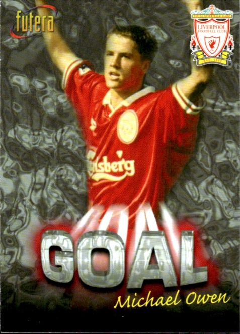 Hovedbilde 1998 Futera Liverpool Goal Michael Owen #34 