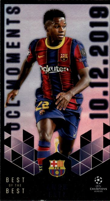 Hovedbilde 2020 Topps Best of the Supersize UEFA Champions ...