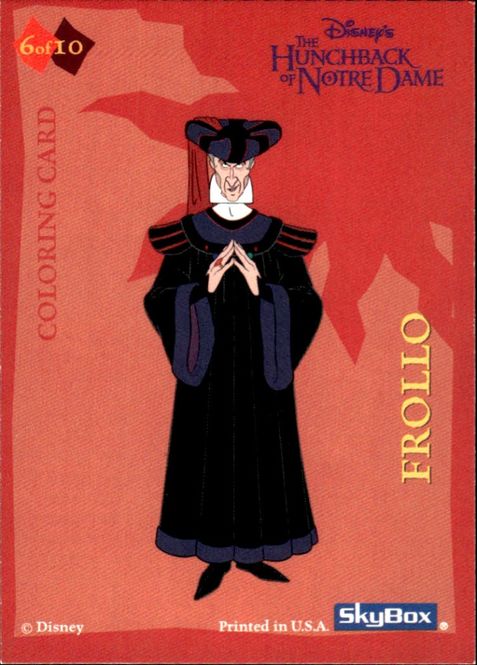 Hovedbilde Skybox Disney Hunchback Notre Dame Card Frollo ...