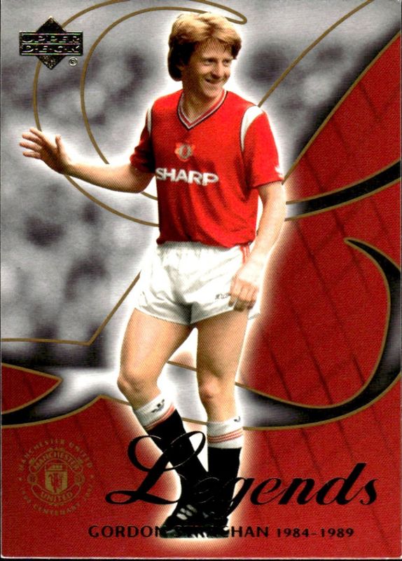 2002 Upper Deck Manchester United Legends Gordon Strachan #45