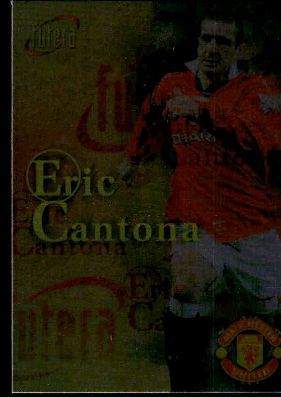 1998 Futera Manchester United Honours Chrome Foil Eric Cantona #91 PLAYERS EDITION /500