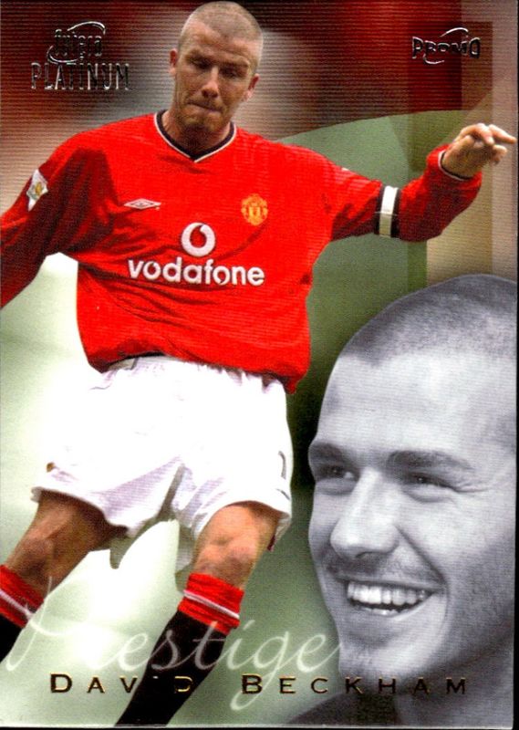 David Beckham  - Futera Platinum Prestige Promo 2001   #339/400