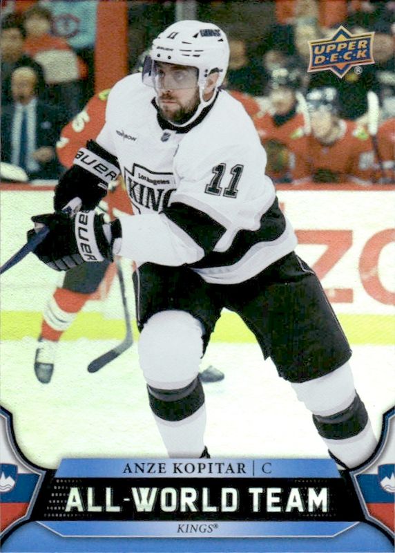 Upper Deck 2025-26 Extended Series All-World Team Anze Kopitar Kings #AWT-14